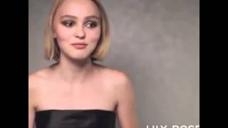 LilyRose Depp Chanel interview clip [upl. by Einahpet]