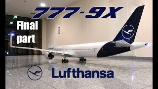 BOEING 7779X Lufthansa new liveryRC airliner build video FINAL [upl. by Zap]