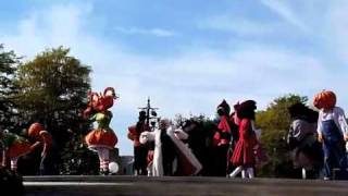 The Disney Villains Halloween Showtime  October 3rd 2010  Disneyland Paris 22 HQ [upl. by Sausa]