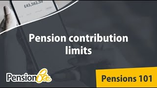 Pension contribution limits  Pensions 101 [upl. by Sibbie943]