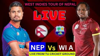 LIVE  NEPAL vs WEST INDIES A FINAL T20 MATCH LIVE FROM TU CRICKET GROUND  NEP VS WI A LIVE SCORE [upl. by Ortiz]