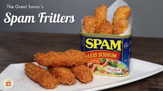 Quick amp Easy SPAM FRITTERS Recipe that everyone will love [upl. by Erkan749]