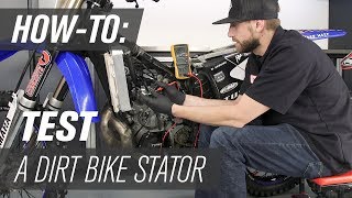 How To Test a Dirt Bike Stator [upl. by Norrek826]