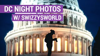 Washington DC Night Photography w swizzysworld [upl. by Arac]