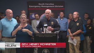 Gov McMaster provides update on SCs storm recovery efforts [upl. by Aixela]