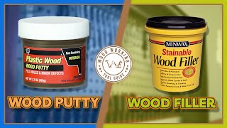 Wood Putty vs Wood Filler Which is Best for Your Woodworking [upl. by Leyameg257]