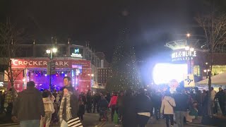 Crocker Park lights their iconic Christmas tree [upl. by Enel]