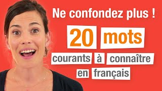 Paronymes  ne confondez plus ces 20 mots courants  Vocabulaire français [upl. by Aipmylo]