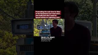 No Lightning Lane shorts disneyland disneyworld starwarsgalaxysedge disneymemes adambrody [upl. by Friederike180]