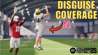 How To Disguise Your DEFENSE in College Football 25 Breakdown [upl. by Barbie386]