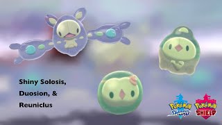 Pokémon Sword and Shield Shiny Solosis  Evolution Showcase [upl. by Lap]