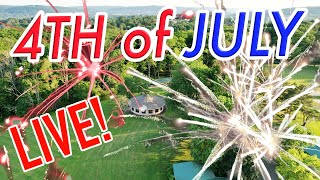 4th of July Fireworks LIVE from Highland Park  New York 🔴 [upl. by Asilegna]