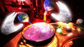 Making Potions and Casting Spells in VR  Waltz of the Wizard Gameplay  VR HTC Vive [upl. by Moorefield268]