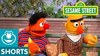 Sesame Street Bert amp Ernie Discuss Fruit [upl. by Wymore403]