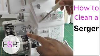 Cleaning Your Serger [upl. by Atiuqad]