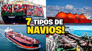 7 TIPOS DE NAVIOS DE CARGA ALÉM DO CONTAINER 😱🚢 navio curiosidades shipping [upl. by Ayadahs625]