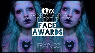 FACE AWARDS ☾NYX PROFESSIONAL MAKEUP FRANCE 2017  CHALLENGE 3 [upl. by Cornell]