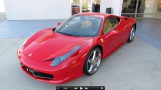 2010 Ferrari 458 Italia Start Up Exhaust and In Depth Tour [upl. by Marsh]