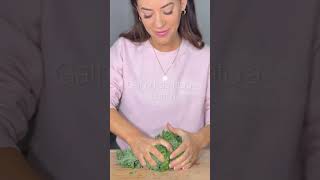 How To Prep Kale For The PERFECT salad cookingshorts [upl. by Leunad]