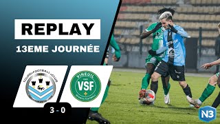 N3  J13  TOURS FC  VINEUIL SF [upl. by Ailuj334]