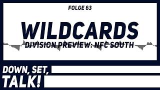 Wildcards  Division Preview NFC South  Down Set Talk  Der Football Podcast [upl. by Kevan540]