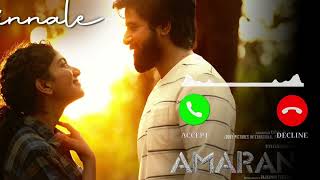 Hey minnale song  Amaran  ringtone  bgm  sivakarthikeyan  Sai pallavi  gv prakash ringtone [upl. by Uyr]