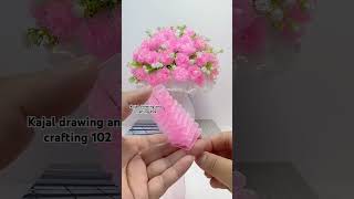 Fite se bnaye flower pot🍯youtube short video viral shortcrafting floweryoutubeshorts video💞 [upl. by Artenahs]