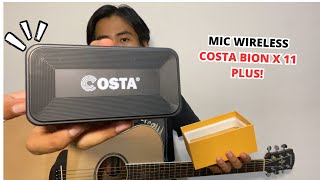 REVIEW COSTA BION X 11 PLUS Mic Wireless Low Budget [upl. by Llesram]