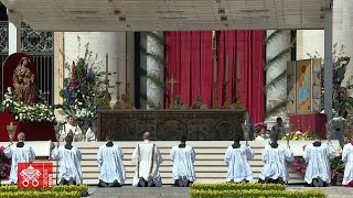 2022 April 17 Easter Sunday Mass of the day Highlights [upl. by Brnaby]