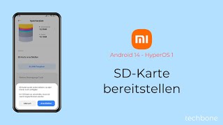 SDKarte bereitstellen  Xiaomi Android 14  HyperOS 1 [upl. by Naeroled675]