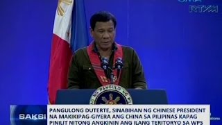 Chinese president nagbaba na makikipaggiyera ang China sa Pilipinas kapag pinilit angkinin ang WPS [upl. by Donahue]