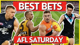 4x Best Bets For AFL Round 5  Saturday Tips Stats amp Predictions [upl. by Darce]