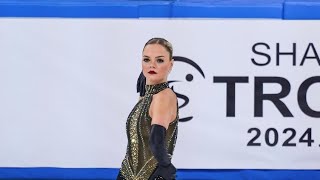 Loena Hendrickx  Shanghai Trophy 2024 SP【Black and Gold】 [upl. by Plato831]