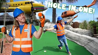 Play Mini Golf with Handyman Hal  Putt Putt Championship Hole in One Mini Golf [upl. by Inar]