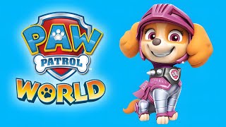 PAW Patrol World Pups Fix the Broken Lamps  Rescue Knight Pups [upl. by Fianna]