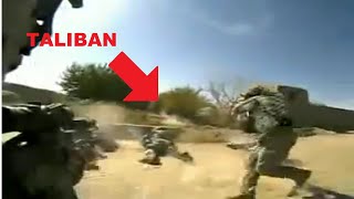 Afghanistan Helmet Cam Combat Video Captures US Soldiers In Intense Close Taliban Ambush [upl. by Eide]