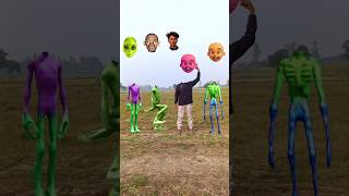 Siren man amp 2 green dancing dame tu cosita amp me with moye moye trending song head matching video [upl. by Ilse]