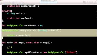 Learn Finance C Lesson 41 this static class variables and class methods [upl. by Llertnod]