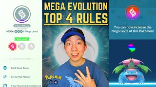 HOW MEGA EVOLUTION AND MEGA LEVELS WORK IN POKEMON GO 2022 Top 4 Rules Explained [upl. by Garrot712]