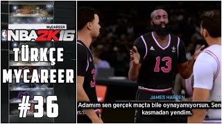 NBA 2K16 MyCAREER 36  AllStar Maçı Curry Harden Davisle İddialı Konuşma Türkçe  60 FPS [upl. by Einama453]