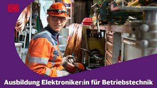 Ausbildung Elektronikerin für Betriebstechnik bei der Deutschen Bahn  Marco [upl. by Jordan903]