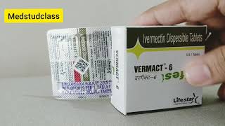 Hindi doctor Vermact 6 tablet ivermectin uses side effects complete info [upl. by Kcirdla181]