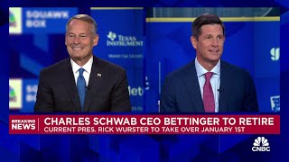 Charles Schwab CEO Walt Bettinger on retirement Incredibly excited to turn it over to Rick [upl. by Waverley]