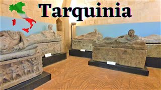 TARQUINIA  ANCIENT TOMBS OF ITALY tarquinia italy [upl. by Gonroff]