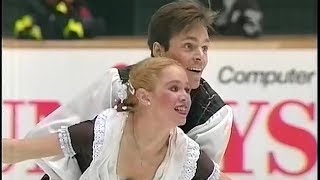 Oksana Grishuk and Evgeni Platov 1991 NHK Trophy  Original Dance polka [upl. by Bailey269]