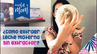 ¿Cómo extraer leche materna sin extractor [upl. by Hashimoto]