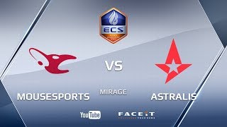 Astralis vs mousesports mirage ECS Season 4 Europe [upl. by Huey797]