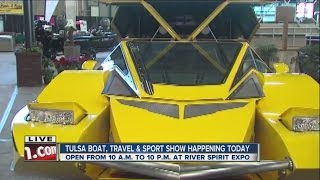 Tulsa Boat Sport and Travel Show in full swing [upl. by Anibla933]