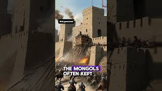 From Trebuchets to Towers The Mongol Approach to Siege Warfare aigenerated genghiskhan mongol [upl. by Yrolam196]