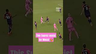 MESSIs STUNNING GOAL from SUAREZ BACKHEEL ASSIST 🔥 shorts football soccer [upl. by Oznola]